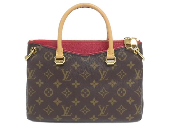 Borsa a mano Pallas BB Monogram Louis Vuitton Marrone Fuschia - vista 2