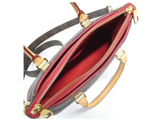 Borsa a mano Pallas BB Monogram Louis Vuitton Marrone Fuschia - vista 8