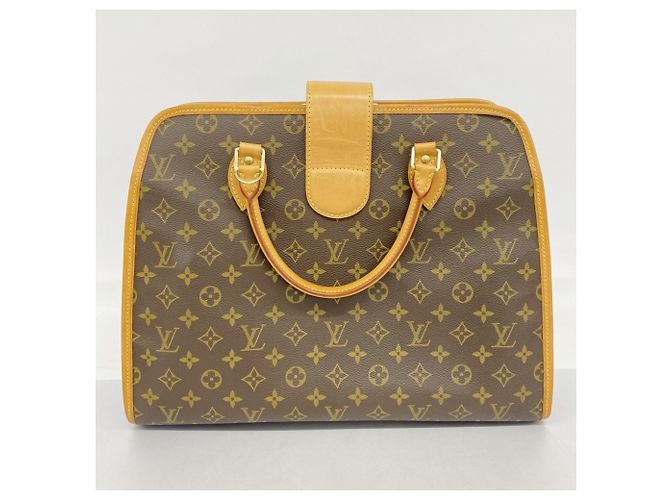 Bolsa de mão Monogram Rivoli Louis Vuitton Marrom - vista 14