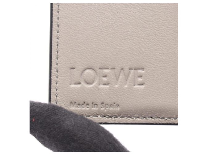 Billetera Compacta con Cremallera Loewe Castaño Verde Caqui - vista 5