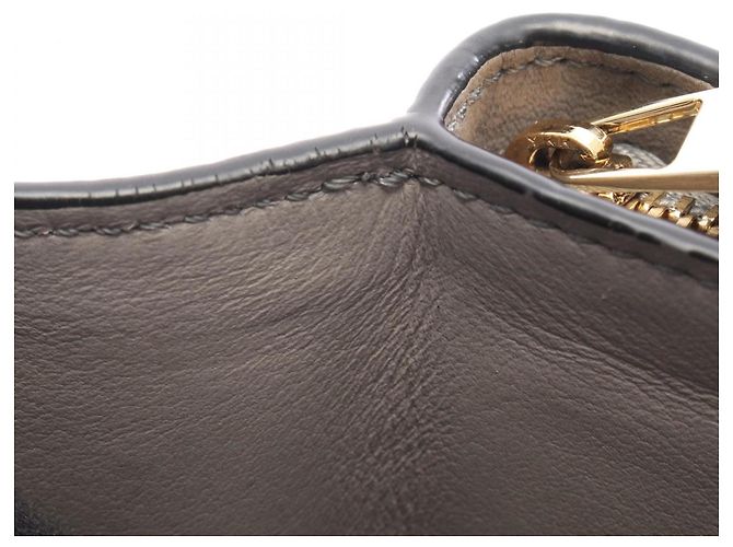 Billetera Compacta con Cremallera Loewe Castaño Verde Caqui - vista 6