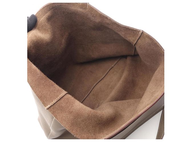 Hermès Cabasellier 46 Tote Bag Braun Taupe - Ansicht 3