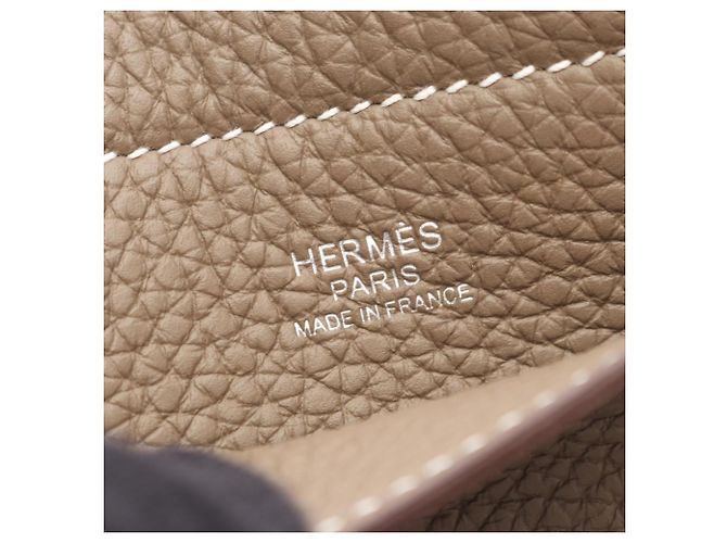 Hermès Cabasellier 46 Tote Bag Braun Taupe - Ansicht 4