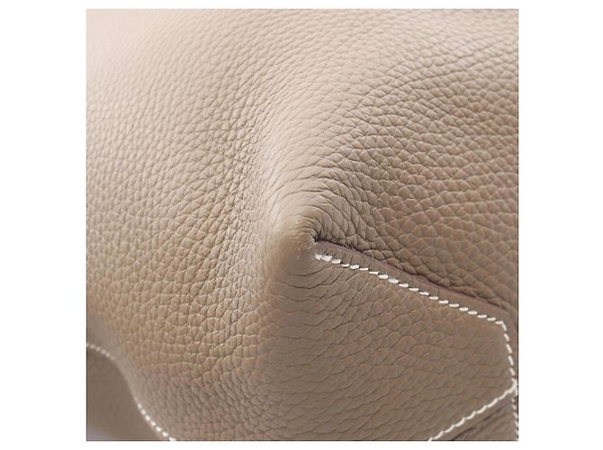Hermès Cabasellier 46 Tote Bag Braun Taupe - Ansicht 7