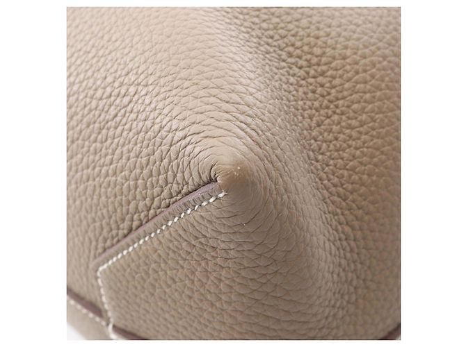 Hermès Cabasellier 46 Tote Bag Braun Taupe - Ansicht 8