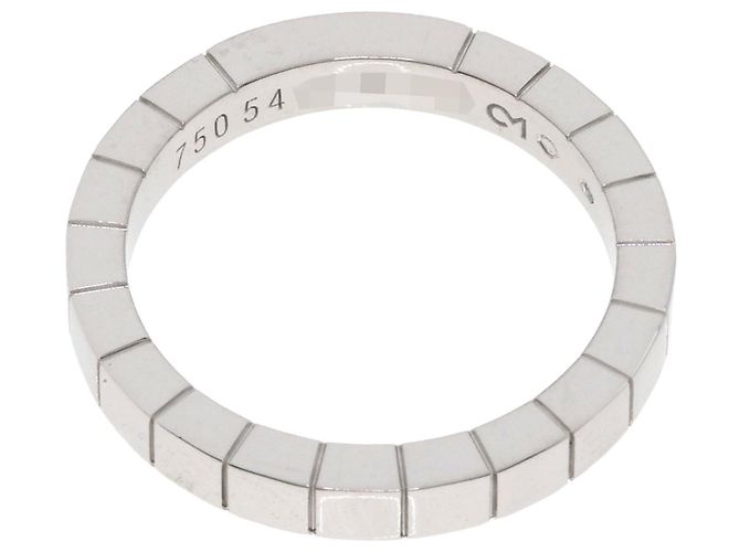 Anello in oro bianco 18K Cartier Lanieres D'oro - vista 4