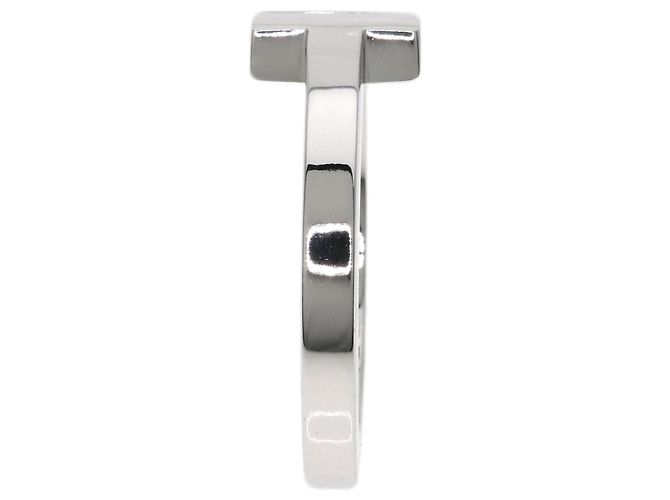 Tiffany & Co. T Square Ring aus 18K Weißgold Golden - Ansicht 3