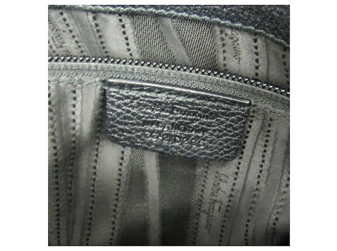 Borsa a Spalla Gancini Salvatore Ferragamo GG-21 D205 Nero - vista 12
