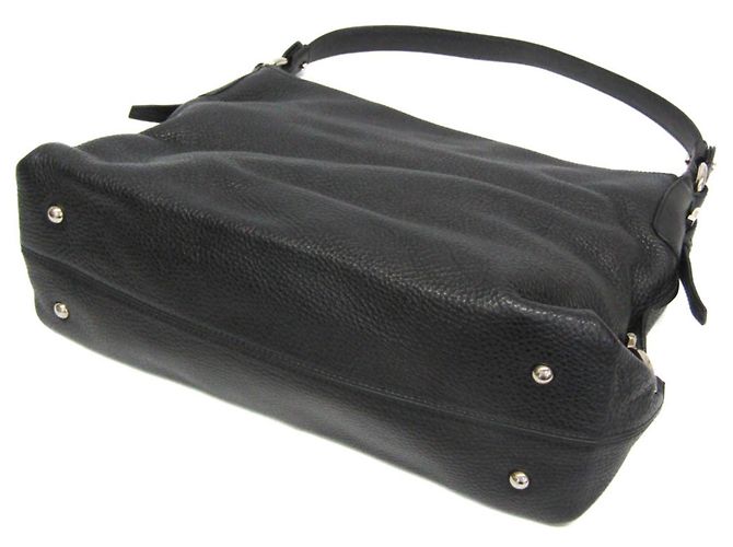 Borsa a Spalla Gancini Salvatore Ferragamo GG-21 D205 Nero - vista 2