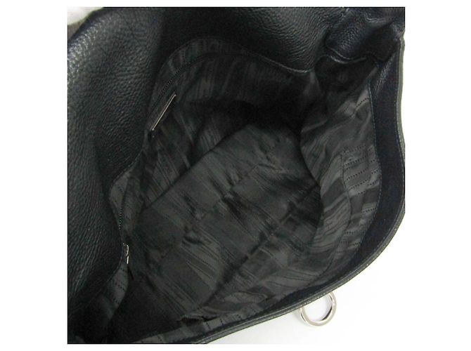 Borsa a Spalla Gancini Salvatore Ferragamo GG-21 D205 Nero - vista 3