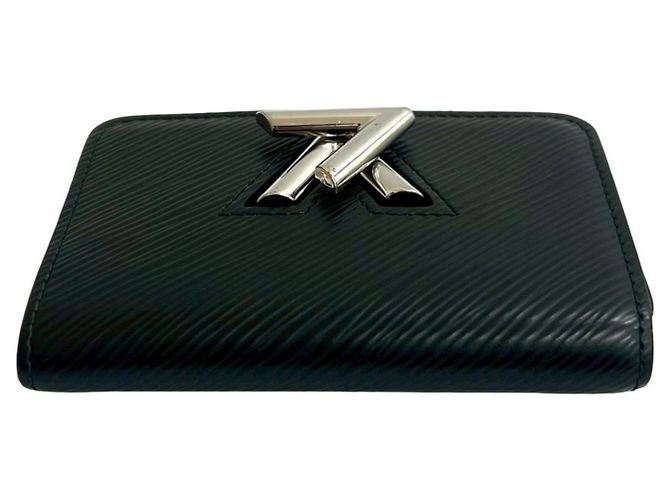 Twist Louis Vuitton schwarzes Epi-Leder Dreifach-Wallet - Ansicht 3