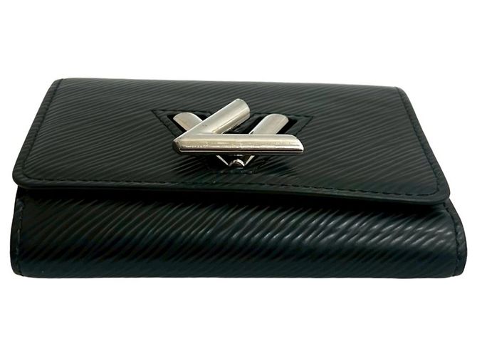 Twist Louis Vuitton schwarzes Epi-Leder Dreifach-Wallet - Ansicht 6