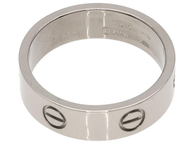 Anello Love Cartier in Oro Bianco - vista 4