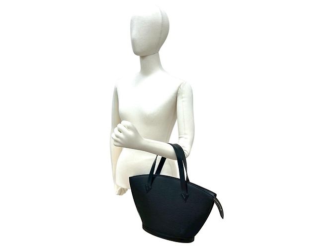 Louis Vuitton Vintage Saint Jacques Epi Leder Mini Tote Bag Schwarz - Ansicht 2