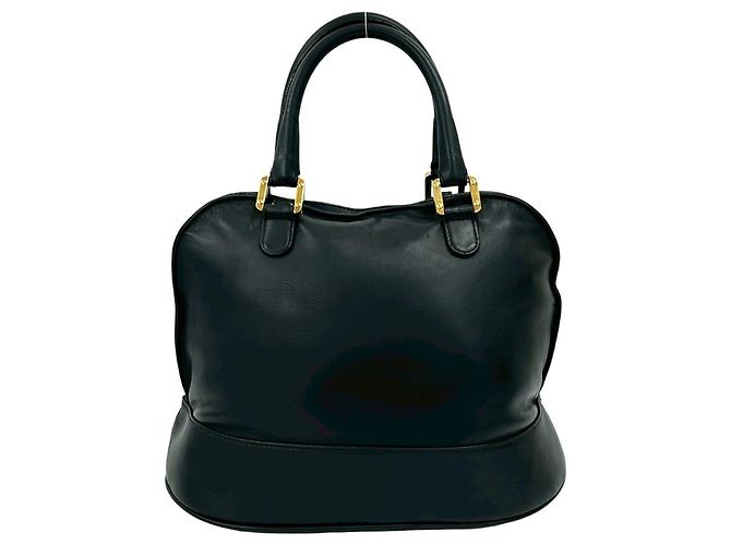 Loewe Vintage Anagram Nappa-Leder-Handtasche Schwarz - Ansicht 3