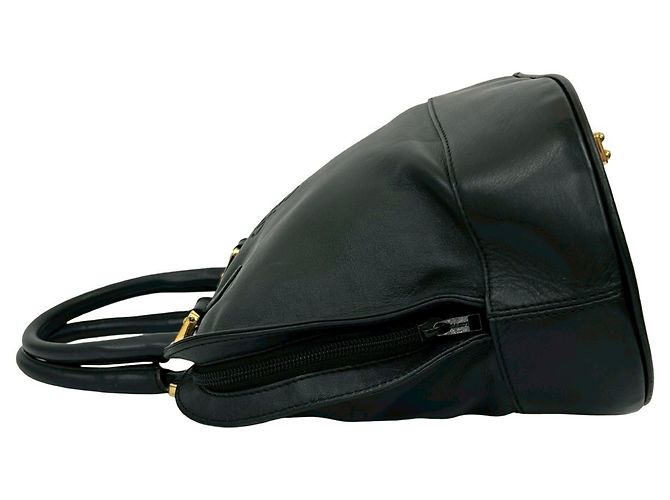 Loewe Vintage Anagram Nappa-Leder-Handtasche Schwarz - Ansicht 5
