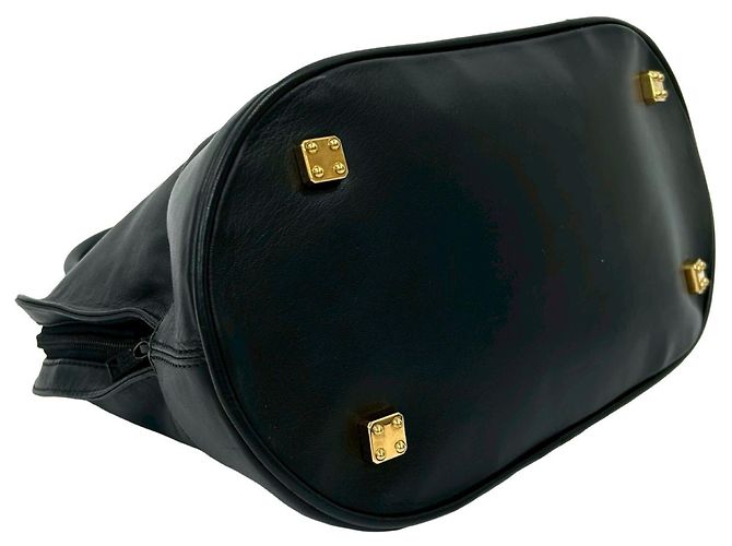 Loewe Vintage Anagram Nappa-Leder-Handtasche Schwarz - Ansicht 7