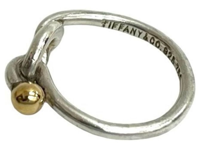 Hook & Eye Love Knot Ring von Tiffany & Co. Silber Golden - Ansicht 3