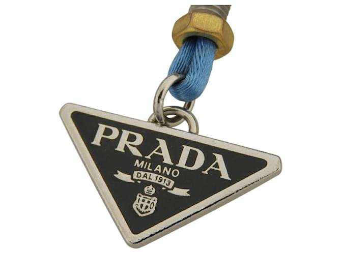 Portachiavi Popstring Robot di Prada Nero Blu Verde Arancione - vista 8