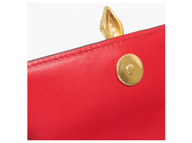 Mini borsa a spalla con catena a serpente Valentino Garavani Rosso - vista 10