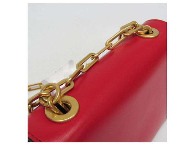 Mini borsa a spalla con catena a serpente Valentino Garavani Rosso - vista 6