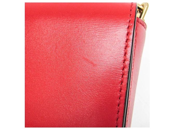 Mini borsa a spalla con catena a serpente Valentino Garavani Rosso - vista 9