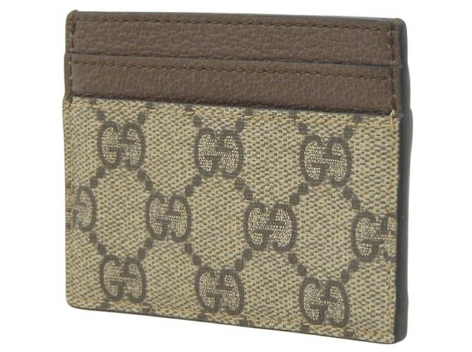 Gucci Ophidia Sherry Line Pass Case Brown Beige - view 2