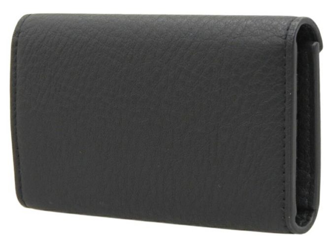 Leder-Schlüsselcase von Balenciaga Schwarz - Ansicht 2