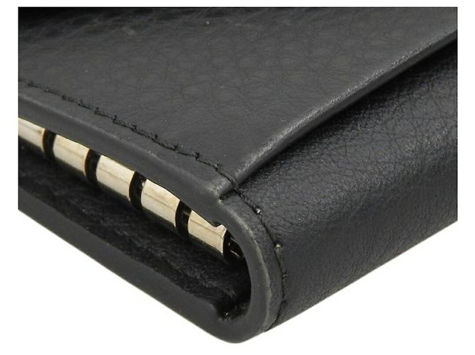 Leder-Schlüsselcase von Balenciaga Schwarz - Ansicht 4