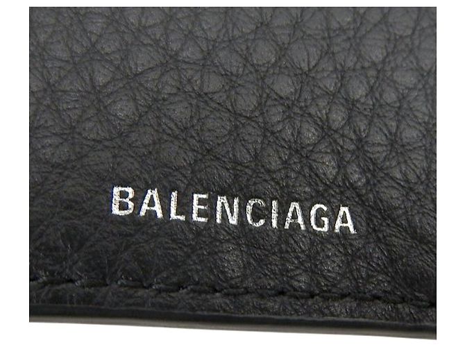 Leder-Schlüsselcase von Balenciaga Schwarz - Ansicht 9