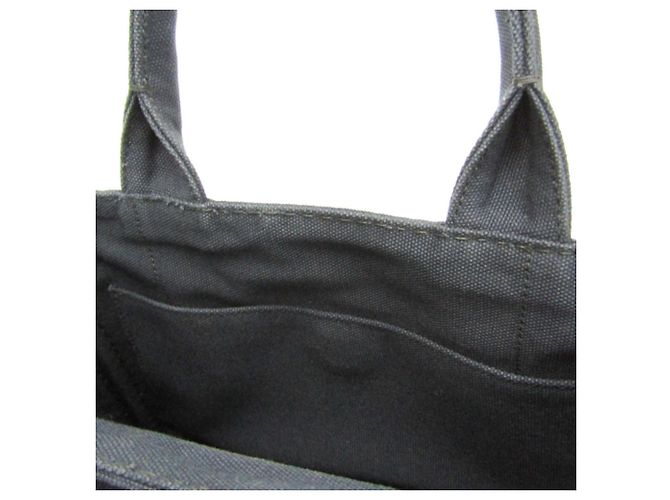 Tote Prada Canapa Damen Schultertasche aus Canvas Marineblau - Ansicht 9