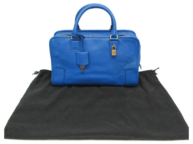 Borsa Loewe Amazona 36 Edizione Limitata Blu - vista 2