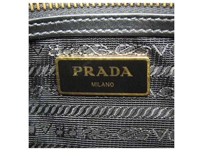Borsa a Spalla Prada LOGO JACQUARD 1BH089 Nero - vista 11