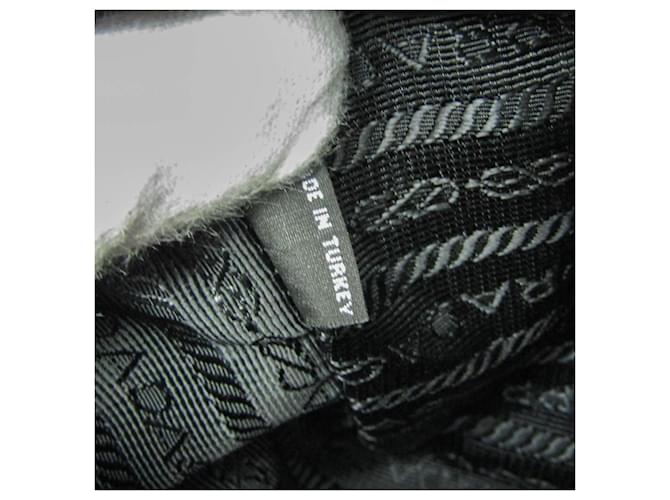 Borsa a Spalla Prada LOGO JACQUARD 1BH089 Nero - vista 12