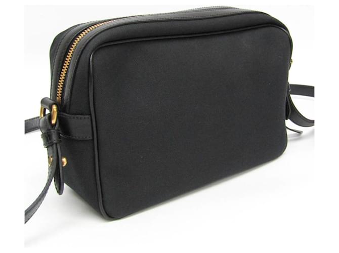 Borsa a Spalla Prada LOGO JACQUARD 1BH089 Nero - vista 8