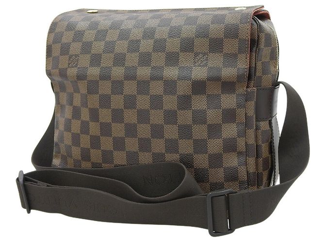 Borsa a Spalla Damier Naviglio Louis Vuitton Marrone Damier ebene - vista 2