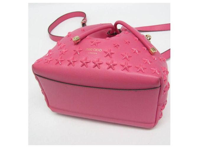 Borsa a secchiello Bonbon di Jimmy Choo Rosa - vista 5