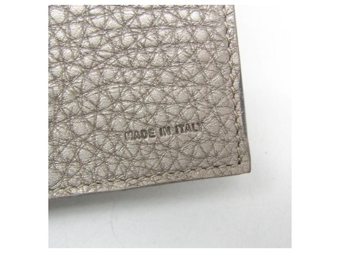Fendi Selleria 8M0229 Bi-Fold Leder Geldbörse Silber - Ansicht 12