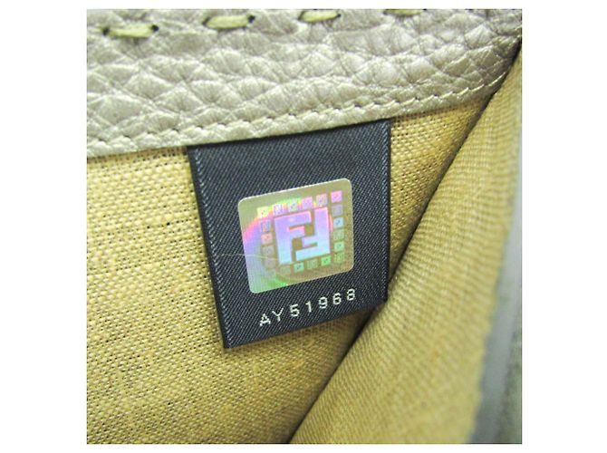 Fendi Selleria 8M0229 Bi-Fold Leder Geldbörse Silber - Ansicht 13