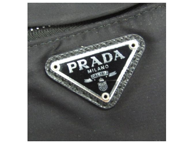 Pochette Cintura Tessuto Prada in Pelle Nera Nero - vista 15