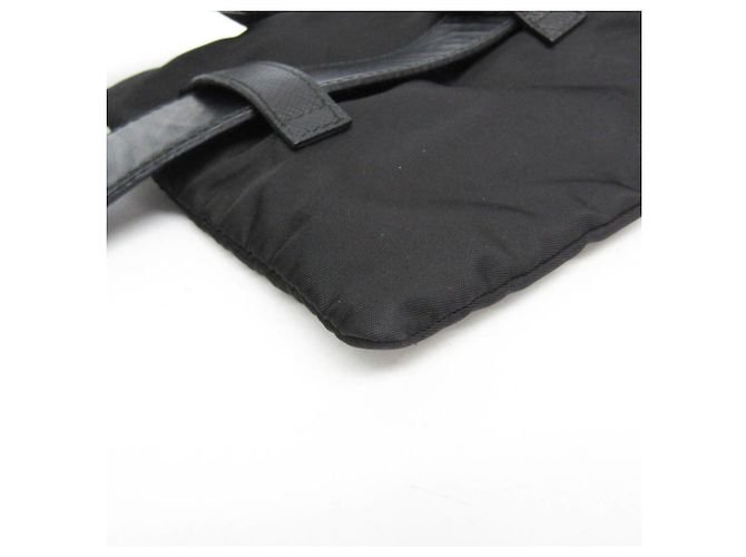 Pochette Cintura Tessuto Prada in Pelle Nera Nero - vista 6