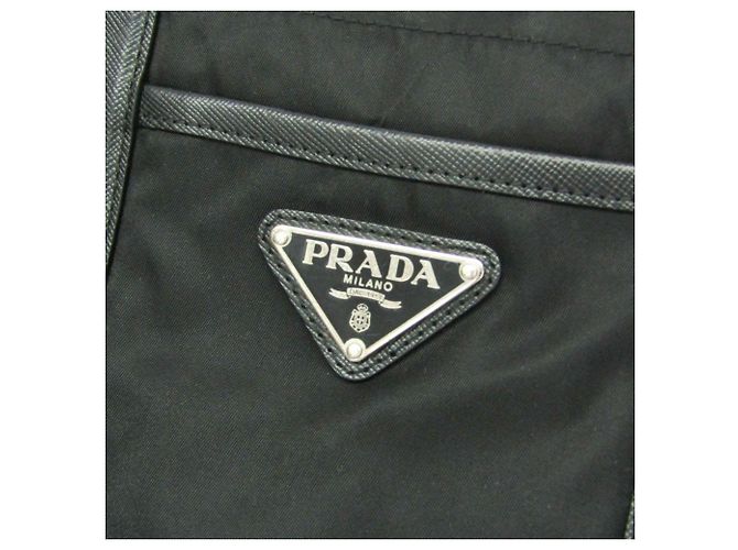 Borsa Tote Prada TESSUTO SAFFIAN BR2288 Nero - vista 12