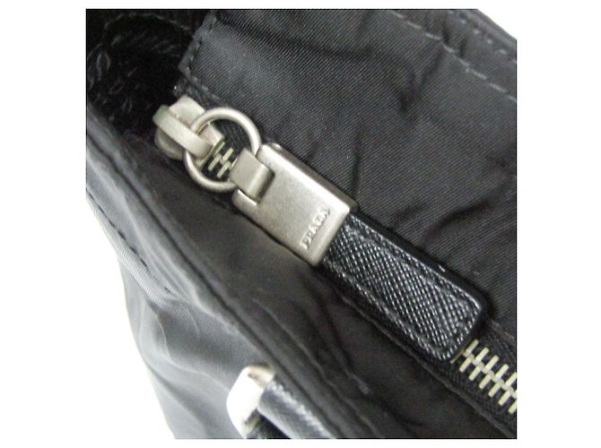 Borsa Tote Prada TESSUTO SAFFIAN BR2288 Nero - vista 15