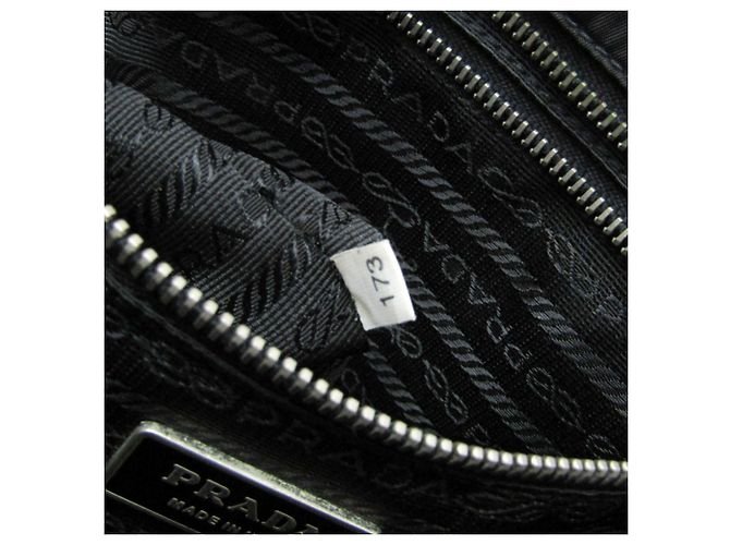 Borsa Tote Prada TESSUTO SAFFIAN BR2288 Nero - vista 17