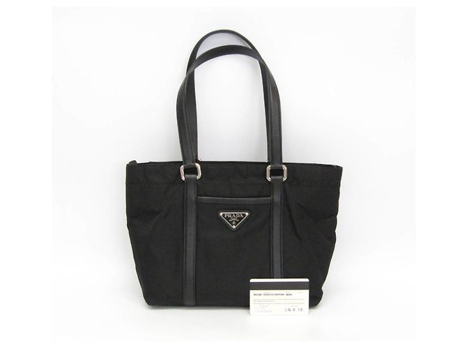 Borsa Tote Prada TESSUTO SAFFIAN BR2288 Nero - vista 2
