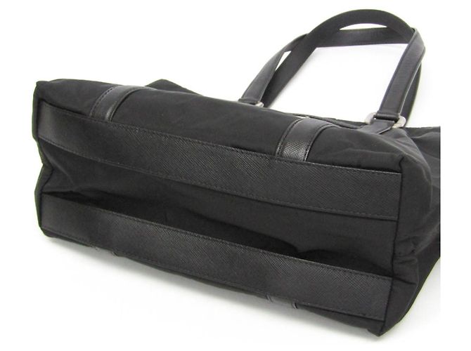 Borsa Tote Prada TESSUTO SAFFIAN BR2288 Nero - vista 6