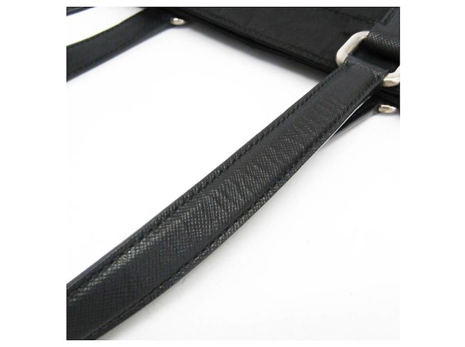 Borsa Tote Prada TESSUTO SAFFIAN BR2288 Nero - vista 9