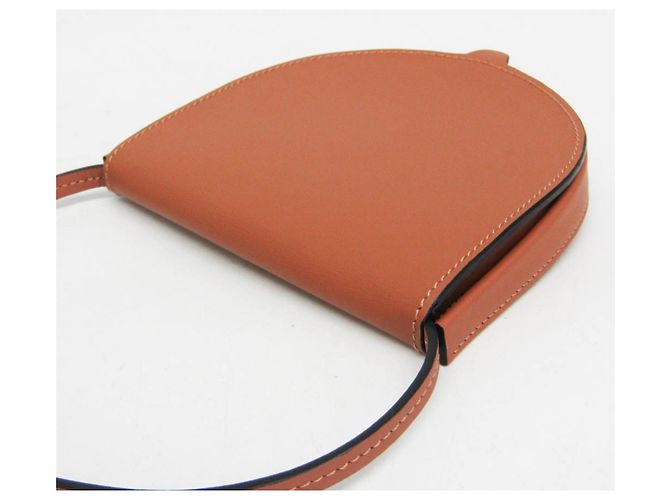 Loewe Borsa a Tacco Piccola Borsa a Spalla in Pelle per Donne Marrone - vista 8