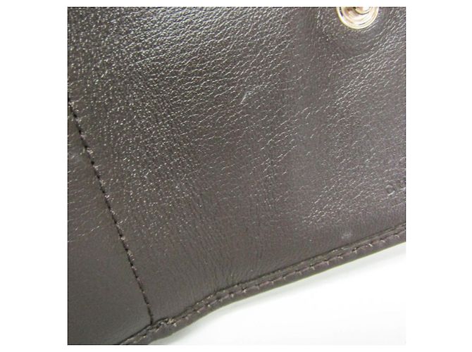 Portafoglio tri-fold da donna Gucci in tela GG e pelle Marrone Beige - vista 13