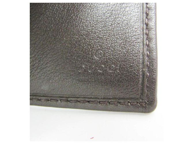 Portafoglio tri-fold da donna Gucci in tela GG e pelle Marrone Beige - vista 14